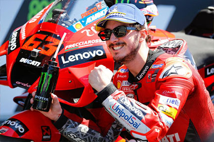Francesco Bagnaia merebut gelar juara dunia MotoGP 2022