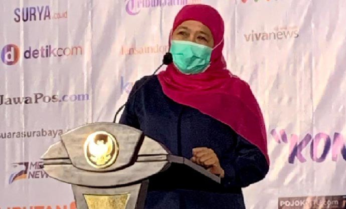 Gubernur Jatim Khofifah Indar Parawansa.