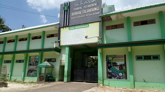 Suasana sekolah tampak lengang saat berlangsung UNBK.
