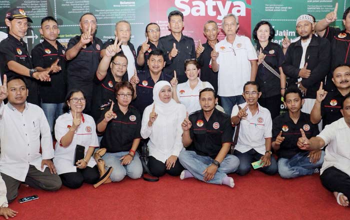 Usai Bara JP, Relawan Jokowi JPKP Merapat ke Khofifah-Emil