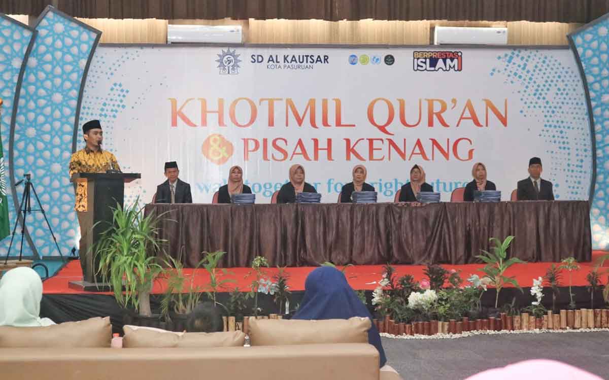 Wakil Wali Kota Pasuruan, Adi Wibowo, ketika menghadiri Pisah Kenang SD Al Kautsar.