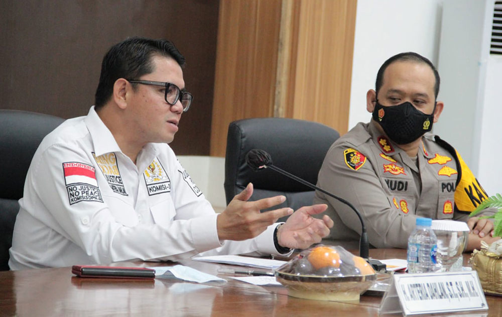 Arteria Dahlan, Anggota DPR RI Komisi III Kunjungi Mapolres Kediri Kota