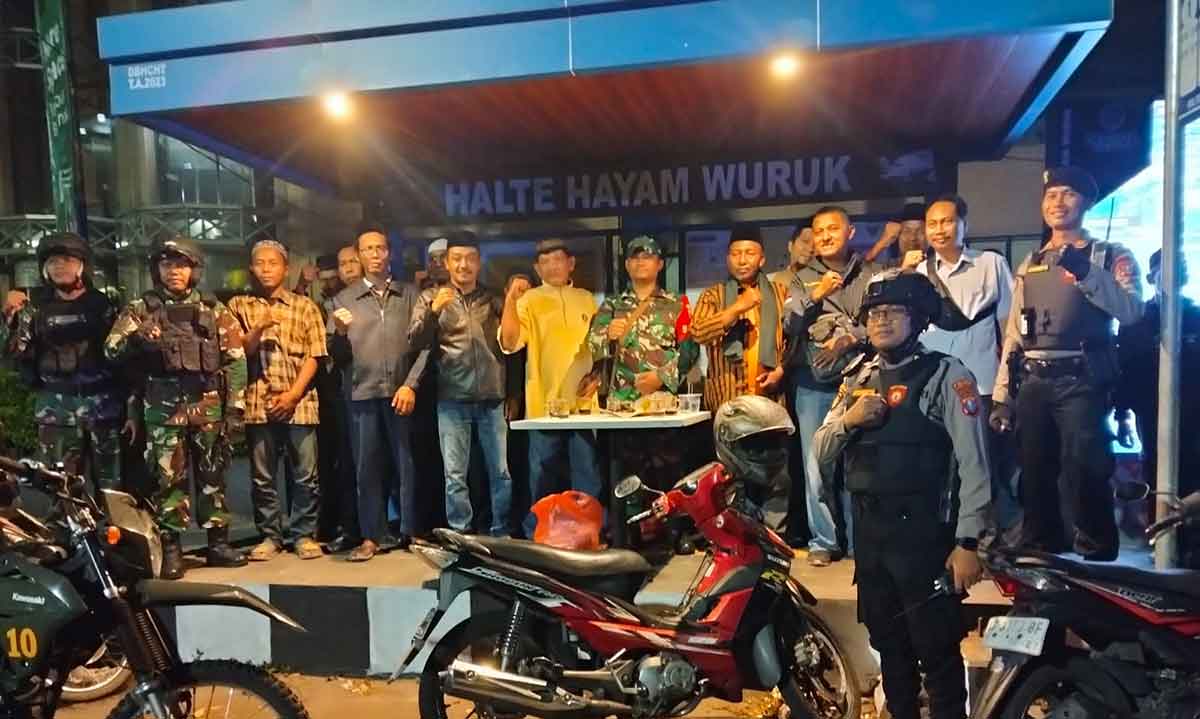 Jaga Kondusivitas Pascademo Anarkis, Polres Kediri Kota Gelar Patroli Skala Besar