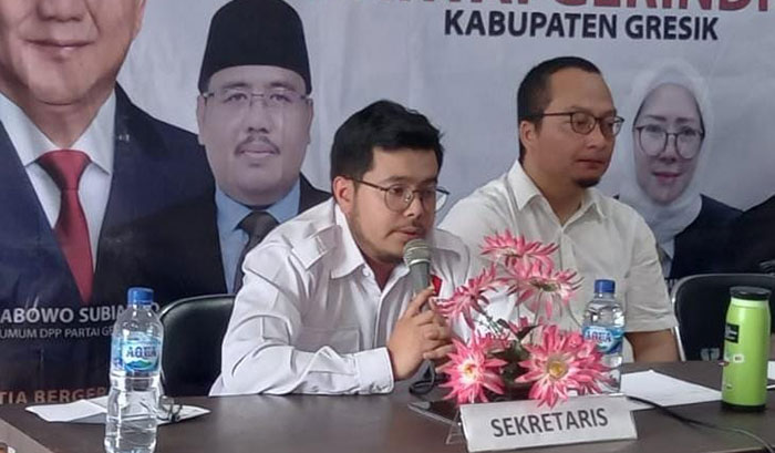Bidik Kalangan Milenial, Gerindra Gresik Tunjuk Rian Sebagai Ketua Bapilu