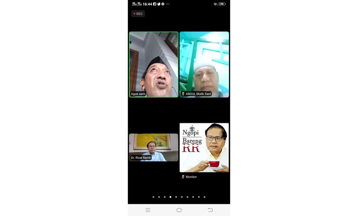 Webinar Ngopi RR Edisi-4 - Membangkitkan Ekonomi Pesantren di Tengah Pandemi Corona, Keniscayaan atau Ilusi? foto: istimewa