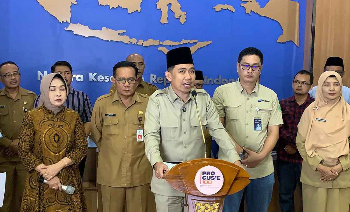 Bupati Jember saat memberi sambutan.