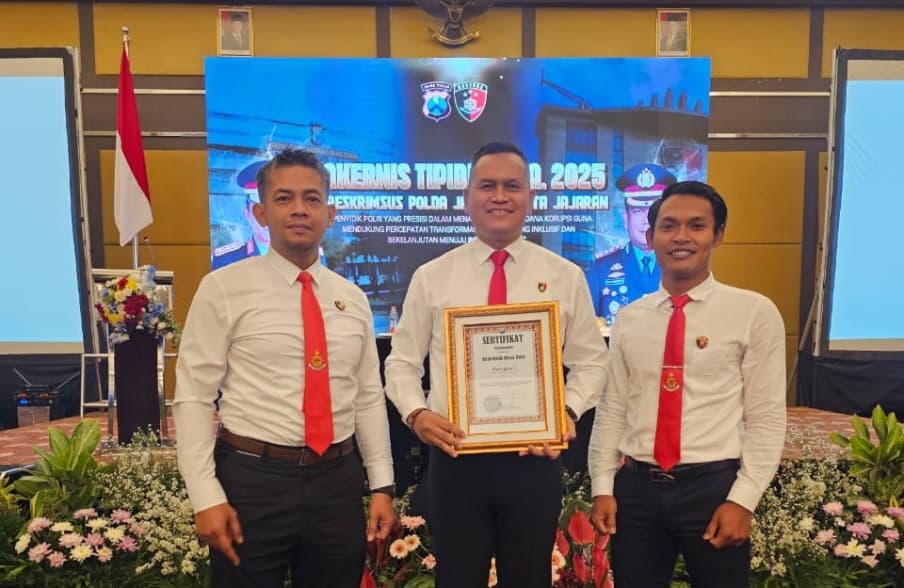 Polres Batu Raih Penghargaan Unit Kerja Terbaik Penanganan Kasus Korupsi 2024