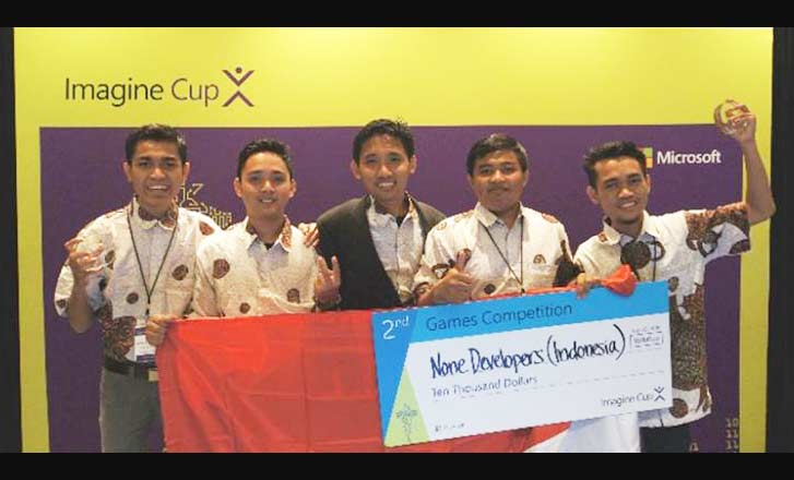 Empat anak muda asal Madura menangkan kompetisi teknologi internasional "Imagine Cup 2016" di Rusia.
