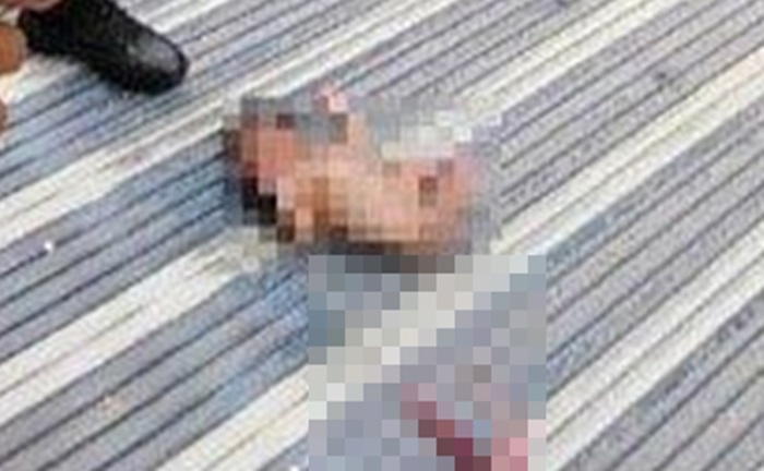 Ilustrasi bayi dibuang di talang air atap rumah. foto: ist.