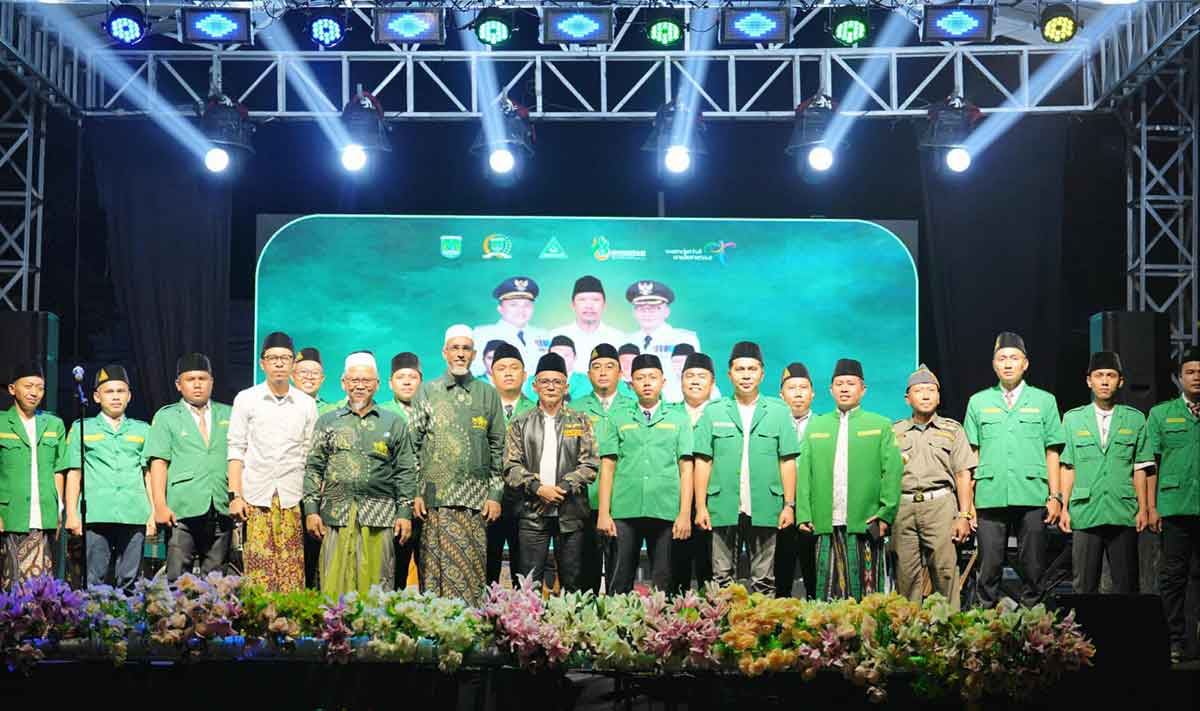 Pelantikan Meriah, Miqdad Ufair Resmi Nahkodai PAC GP Ansor Kejayan