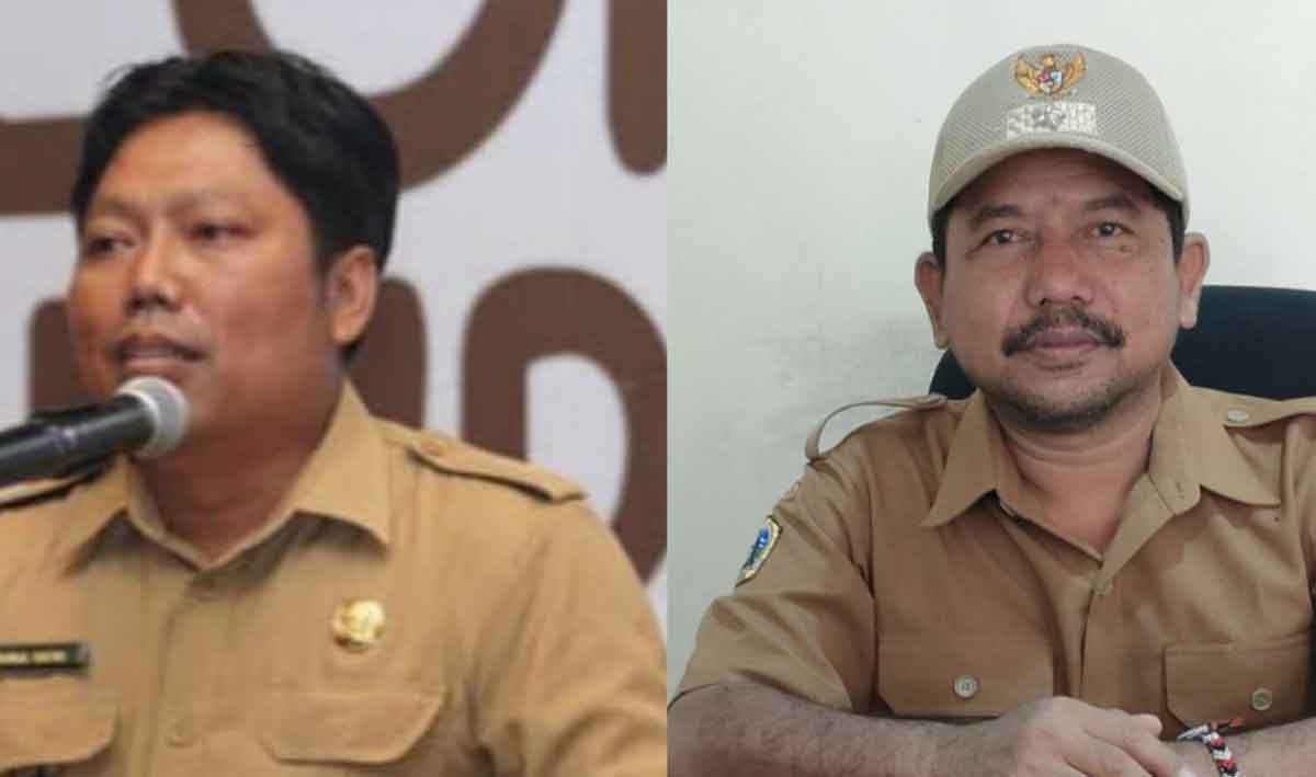 Ketua PKDI Gresik, Nurul Yatim, bersama sekretarisnya, Siswadi.