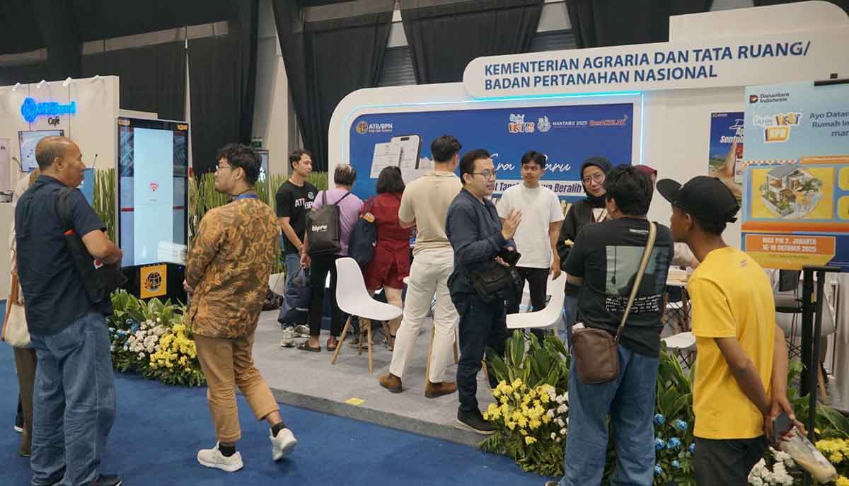 Layanan Digital Pertanahan di Livin Festival PIK 2 Banten.