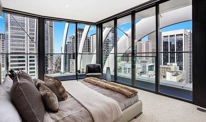  Tampilan kamar tidur, Griya Tawang, Arc by Crown Group.