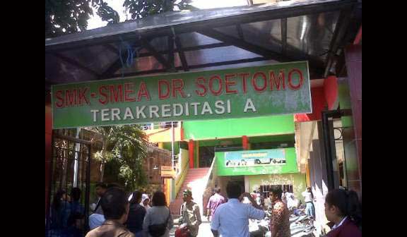 Sidak Komisi E DPRD Jatim di SMK Soetomo Surabaya.