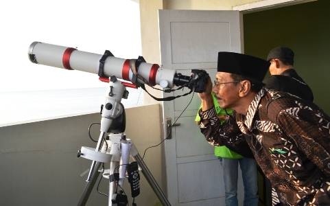 pelaksanaan rukyat di Situbondo. foto:hadi prayitno
