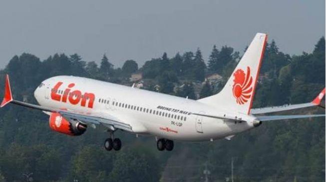 Ilustrasi Pesawat Lion Air. Foto: Ist