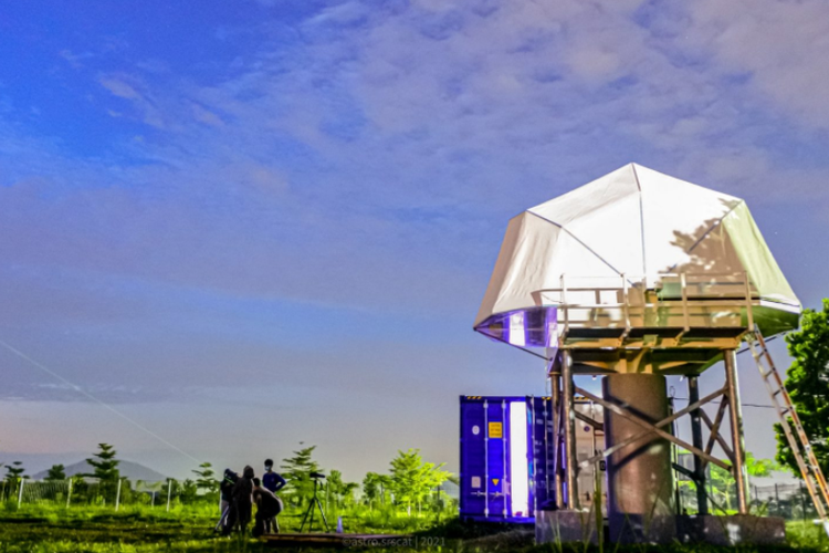 Pusat Observatorium Itera Lampung akan Lakukan Pengamatan Hilal Ramadhan 2023. Foto: Ist