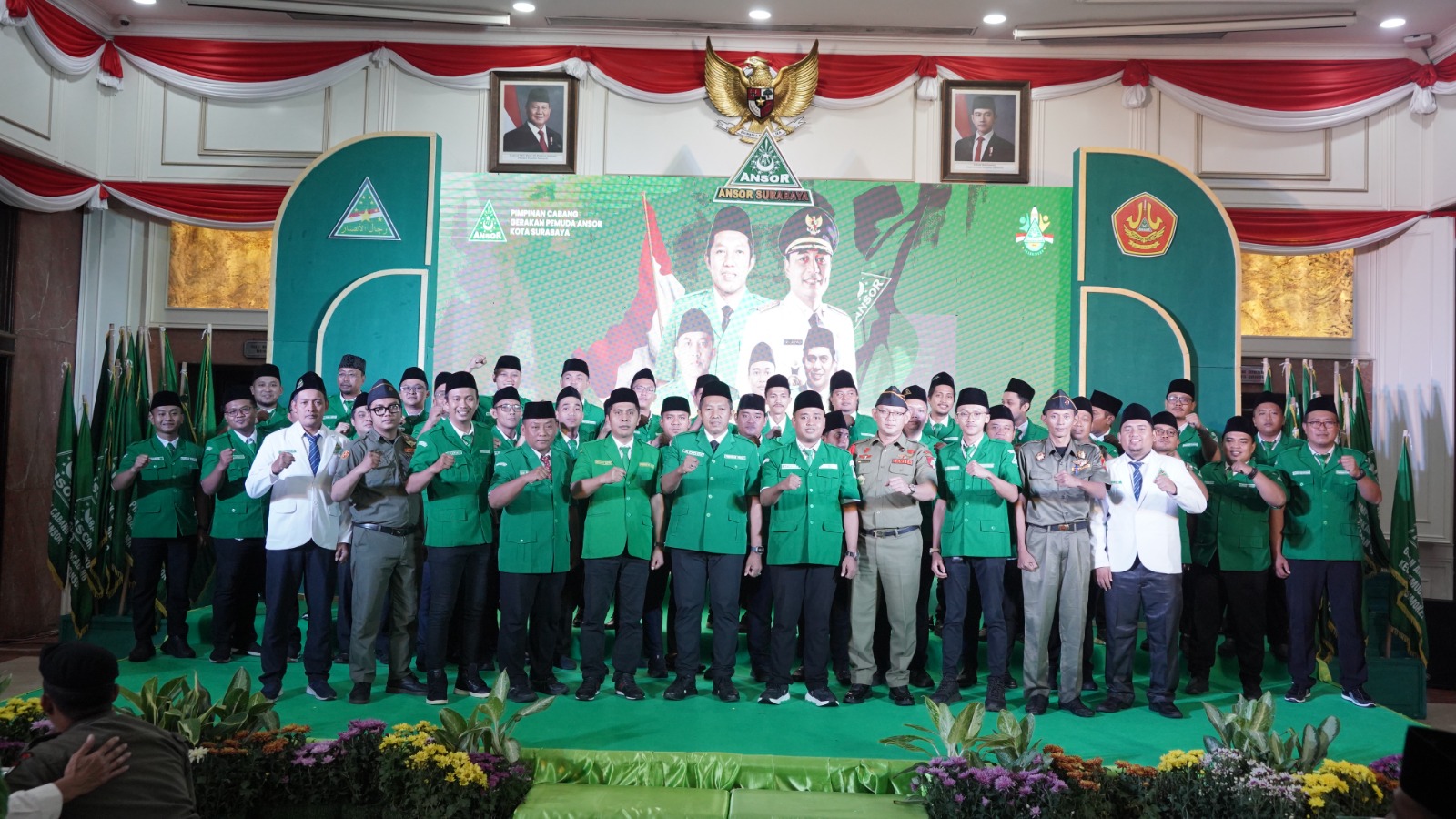 Inagurasi Pengurus GP Ansor Surabaya, Ini Susunan Lengkap yang Dilantik Masa Khidmat 2025-2029