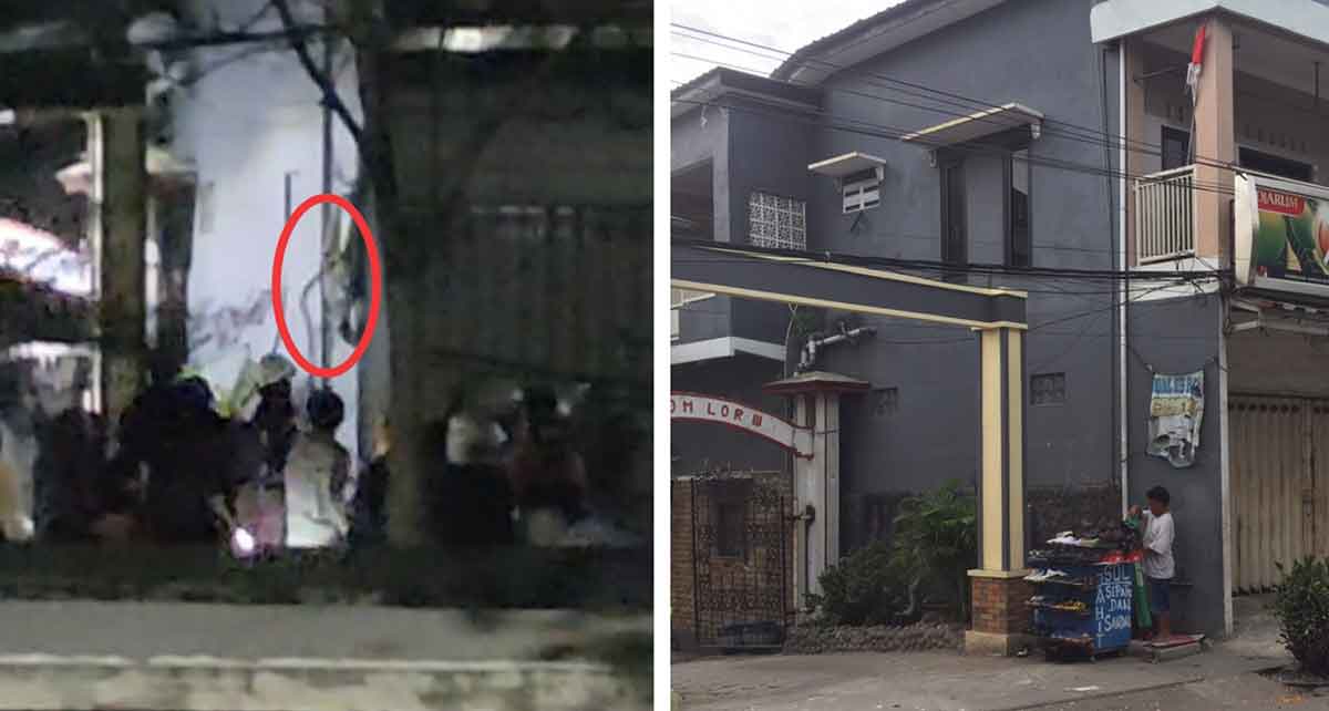 Lokasi tawuran antargangster di Kenjeran, Surabaya.