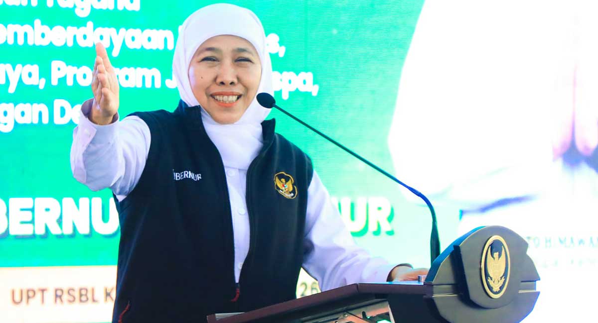 Gubernur Jawa Timur, Khofifah Indar Parawansa.