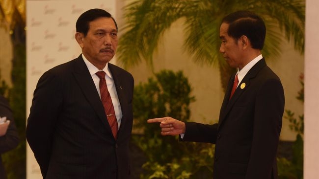 Presiden Jokowi dan Luhut BP. Foto: nusantaranews.co 