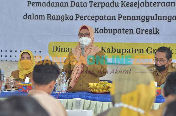 Padankan DTKS, Wabup Gresik Road Show ke Tiap Kecamatan