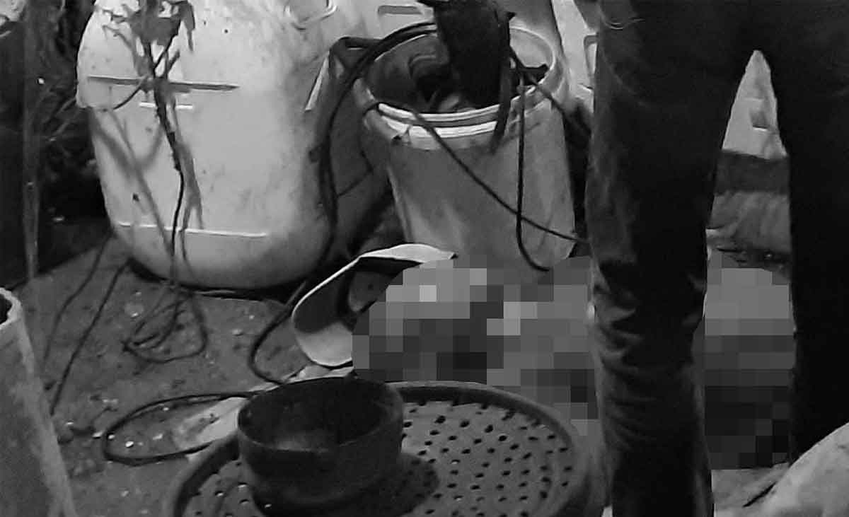 Korban tersengat listrik di Tuban.