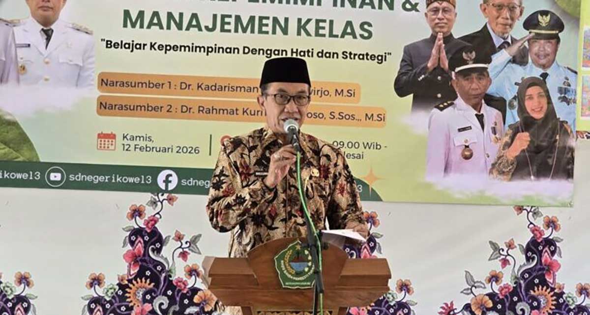 Bupati Pamekasan saat memberi sambutan.