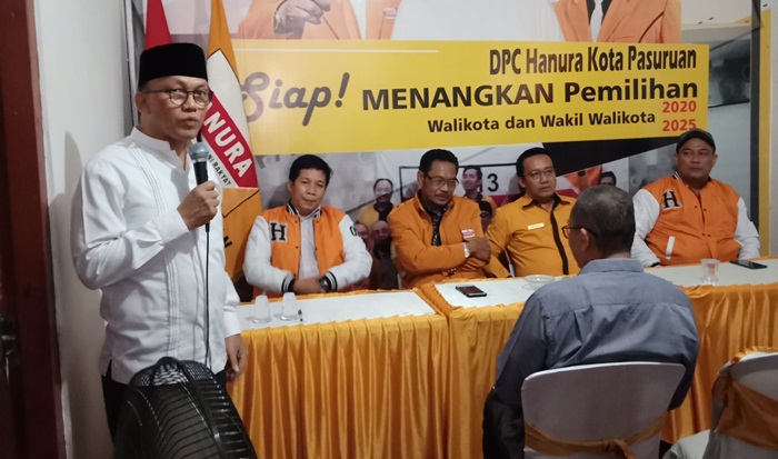 Ismail Nachu saat sambutan.