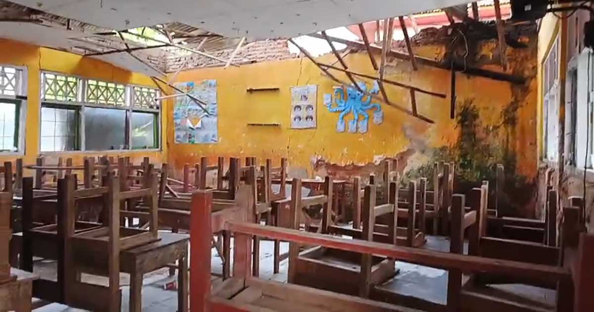 Kondisi SDN Tlagah 2, Kecamatan Galis, Bangkalan.