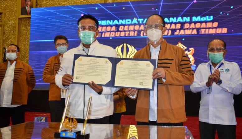 Dukung Dunia Pendidikan, Kadin Jatim Jalin Kerja Sama dengan Unesa