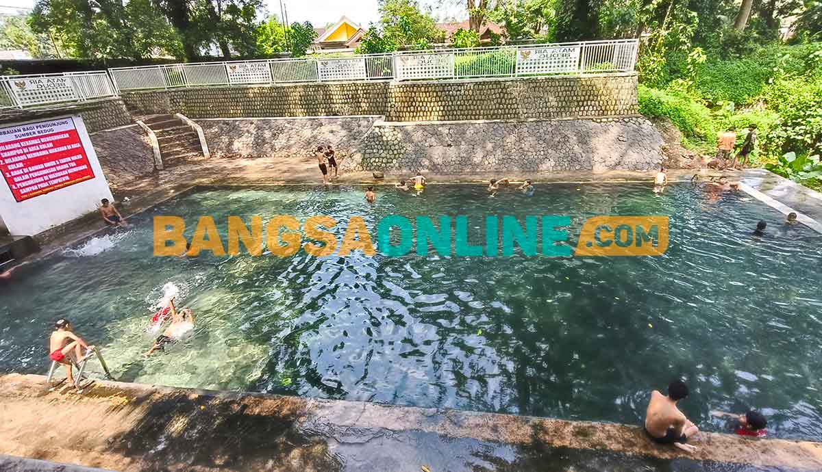 Kondisi Sumber Bedug di Kecamatan Ngadiluwih, Kabupaten Kediri, saat ini. Foto: MUJI HARJITA/BANGSAONLINE
