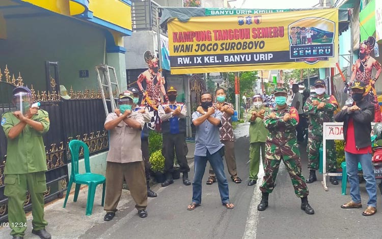 31 Kecamatan Sudah Bentuk Kampung Wani Jogo Suroboyo, Sawahan Tuntas