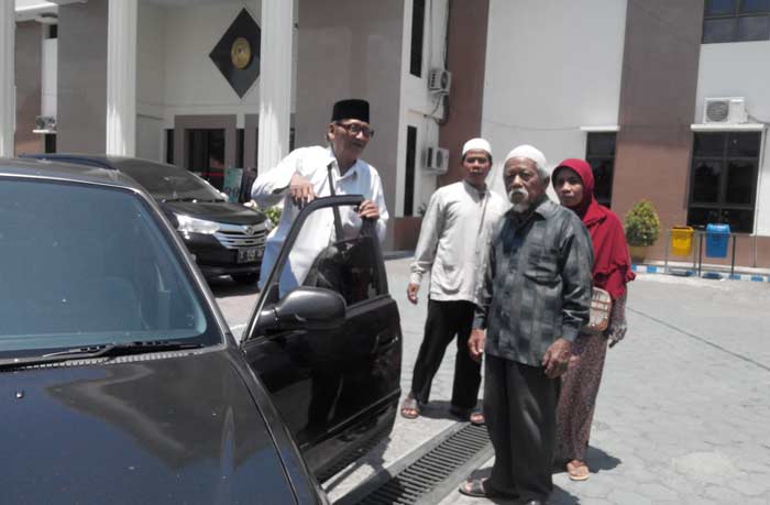 Ahli waris tanah Cawisan Bancang menuntut ganti rugi kepada pemkot atas pelepasan aset mereka kepada perumnas Wates. Kasus ini kini sampai di PN Mojokerto. foto: YUDI EP/ BANGSAONLINE