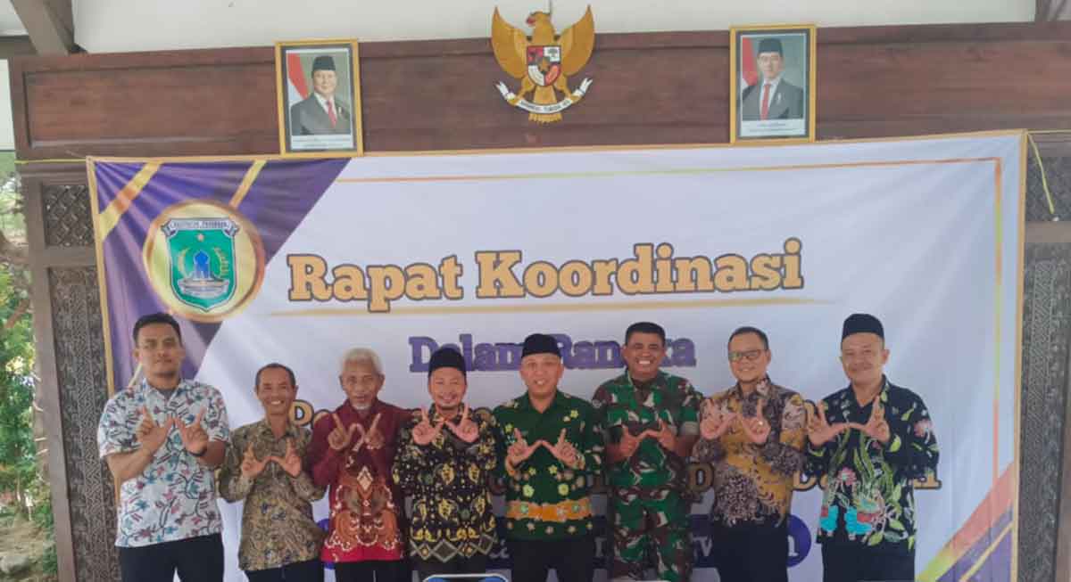 Rakor atau rapat koordinasi yang berlangsung di Kecamatan Gondangwetan, Kabupaten Pasuruan.