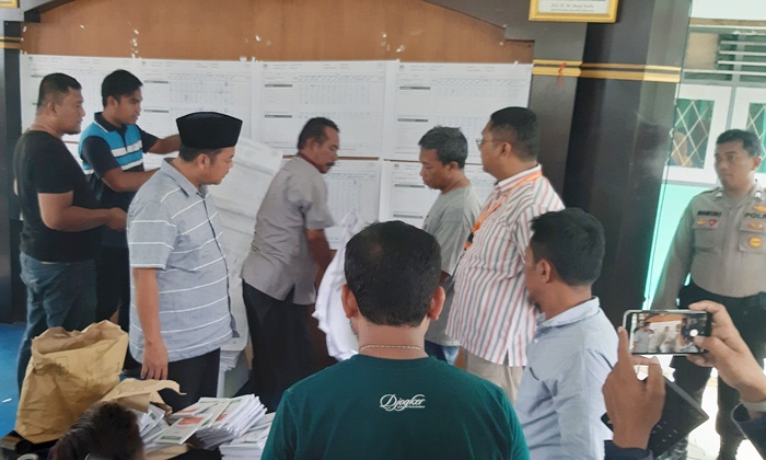 Rekapitulasi Penghitungan Surat Suara Usai, PDIP Kuasai Dapil 1 Bangkalan