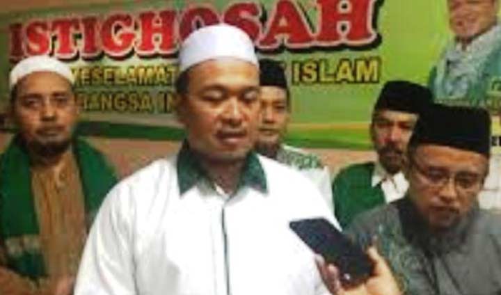 Gus Mamak memberi keterangan pers, Rabu (20/3).