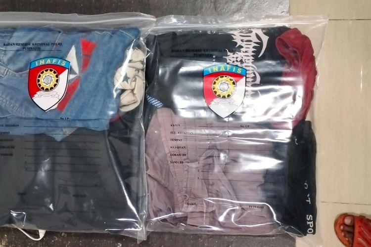 Barang bukti yang diamankan Polres Gresik