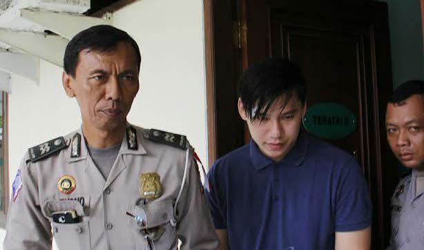 Tersangka kasus lamborghini, Wiyang Lautner. foto: suarasurabaya