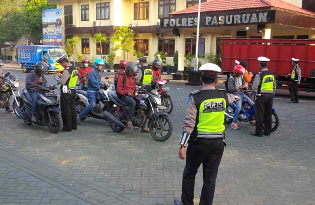 Hari Ketujuh Ops Patuh Semeru di Pasuruan, 85 Pelanggar Lalin Ditilang