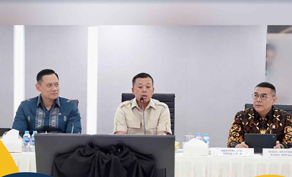 Upaya Percepatan Proses Persetujuan KKPR, Menteri ATR/BPN Minta Dukungan AHY