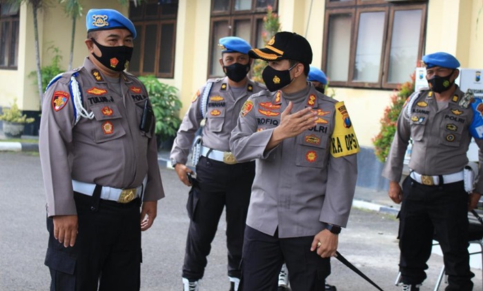 Minimalisir Pelanggar, Propam Polda Jatim Periksa Senpi Anggota Polres Pasuruan