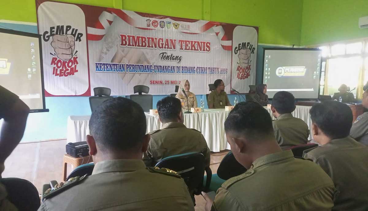 Gempur Rokok Ilegal: Satpol PP Kabupaten Kediri Dibekali Bimtek Cukai