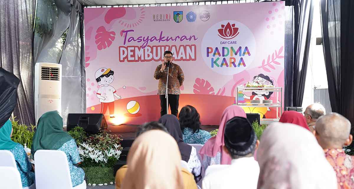 Bupati Kediri, Hanindhito Himawan Pramana, saat memberi sambutan. Foto: Ist