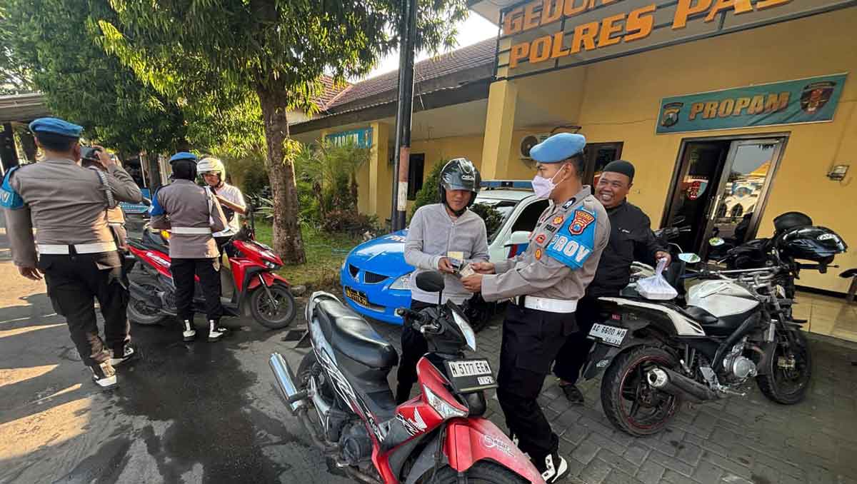 Operasi Gaktibplin di Mapolres Pasuruan.
