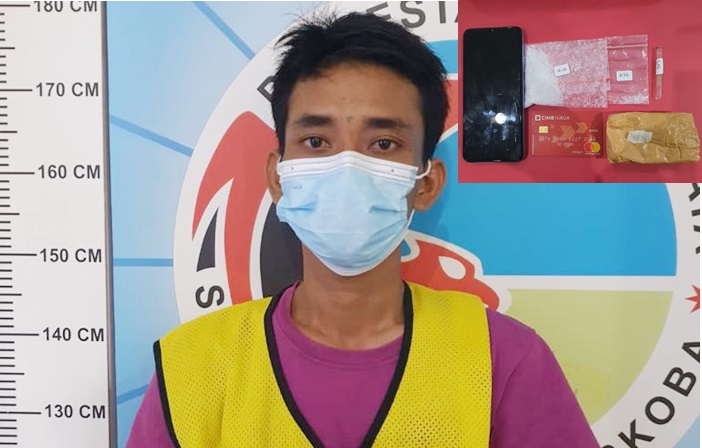 Satnarkoba Polrestabes Surabaya Bekuk Kurir Sabu Jaringan Lapas