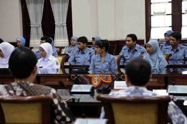 para penerima SK PNS. foto:humas/BANGSAONLINE