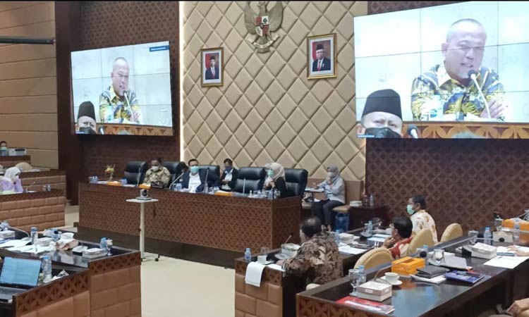 Rapat kerja Komisi V DPR RI dengan Kementerian PUPR, Kemendes, dan Kemenhub terkait laporan Keuangan Pusat Tahun Anggaran 2019 dan Realisasi APBN Tahun Anggaran 2020.