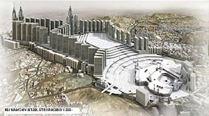 maket pembangunan Masjidil Haram
