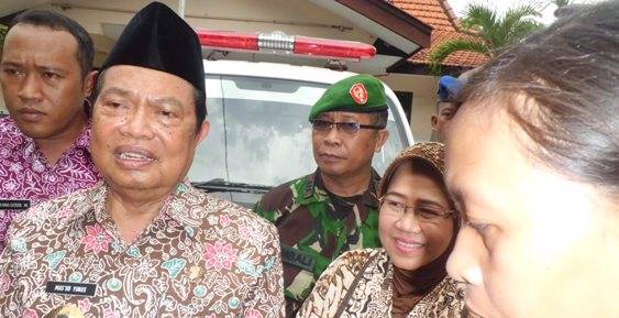 H Mas’ud Yunus, Walikota Mojokerto. (Rochmad Aris/BANGSAONLINE)